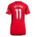 Manchester United Rasmus Hojlund #11 Dámské Domácí Dres 2023-24 Krátkým Rukávem